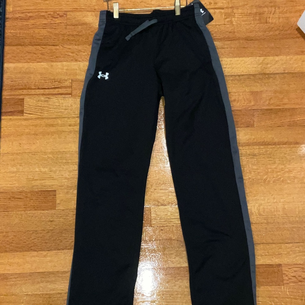 Under Armour Black and Gray Athletic Pants